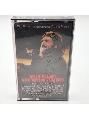Willie Nelson Waylon Jennings Take It To The Limit Cassette 1983 Columbia Sealed